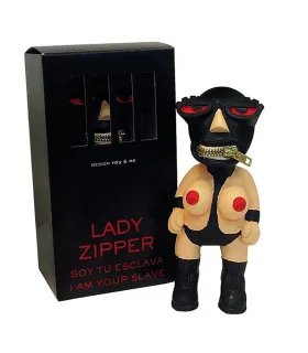 Zipper latex doll