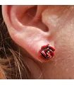 Rosa Sant Jordi earrings