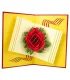 Postals 3D Sant Jordi Rosa